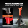 image:imageVEVOR Jack Stands 3 Ton 6000 lbs Capacity Car Jack Stands 108163 inch Adjustable Height for lifting SUV Pickup Truck Car and UTVATV Red 1 Pair3T Single Locking