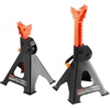 image:imageVEVOR Jack Stands 3 Ton 6000 lbs Capacity Car Jack Stands 108163 inch Adjustable Height for lifting SUV Pickup Truck Car and UTVATV Red 1 Pair3T Single Locking