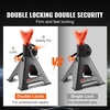 image:imageVEVOR Jack Stands 3 Ton 6000 lbs Capacity Car Jack Stands Double Locking 108163 inch Adjustable Height for Lifting SUV Pickup Truck Car and UTVATV Red 1 Pair3T 2Locking