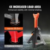 image:imageVEVOR Jack Stands 3 Ton 6000 lbs Capacity Car Jack Stands Double Locking 108163 inch Adjustable Height for Lifting SUV Pickup Truck Car and UTVATV Red 1 Pair3T 2Locking