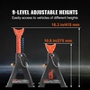 image:imageVEVOR Jack Stands 3 Ton 6000 lbs Capacity Car Jack Stands Double Locking 108163 inch Adjustable Height for Lifting SUV Pickup Truck Car and UTVATV Red 1 Pair3T 2Locking