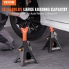 image:imageVEVOR Jack Stands 3 Ton 6000 lbs Capacity Car Jack Stands Double Locking 108163 inch Adjustable Height for Lifting SUV Pickup Truck Car and UTVATV Red 1 Pair3T 2Locking