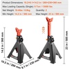 image:imageVEVOR Jack Stands 3 Ton 6000 lbs Capacity Car Jack Stands Double Locking 108163 inch Adjustable Height for Lifting SUV Pickup Truck Car and UTVATV Red 1 Pair6T 2Locking