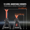 image:imageVEVOR Jack Stands 3 Ton 6000 lbs Capacity Car Jack Stands Double Locking 108163 inch Adjustable Height for Lifting SUV Pickup Truck Car and UTVATV Red 1 Pair6T 2Locking