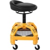 image:imageVEVOR Rolling Garage Stool 300LBS Capacity Adjustable Height from 24 in to 287 in Mechanic Seat with 360degree Swivel Wheels and Tool Tray for Workshop Auto Repair Shop YellowRolling Garage Stool