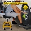 image:imageVEVOR Rolling Garage Stool 300LBS Capacity Adjustable Height from 24 in to 287 in Mechanic Seat with 360degree Swivel Wheels and Tool Tray for Workshop Auto Repair Shop YellowRolling Garage Stool