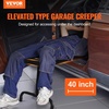 image:imageVEVOR Under Dash Creeper 40 in 330 lbs Load Capacity Rolling Mechanic Garage Creeper 203274 in Height Adjustable Laying Down or Upright Inside of Car or Truck Easy Fold Support for Garage Shop