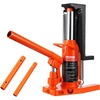 image:imageVEVOR Hydraulic Toe Jack 10 Ton Lift 20 Ton Capacity 1275 in Toe Height 126189 in Top Height Air Hydraulic Claw Jack for Machinery255 ton