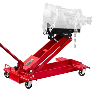 image:imageVEVOR Adjustable Floor Transmission Jack 2200 lbs1T Low Profile Hydraulic Transmission Telescoping HeavyDuty Lift Jack 728276 in Lifting Height 360 Swivel Front Wheels2200 lbs