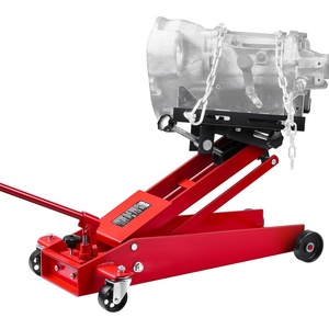 image:imageVEVOR Adjustable Floor Transmission Jack 2200 lbs1T Low Profile Hydraulic Transmission Telescoping HeavyDuty Lift Jack 728276 in Lifting Height 360 Swivel Front Wheels1000 lbs