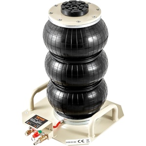 image:imageVEVOR Air Jack 3 Ton6600 lbs Triple Bag Air Jack Airbag Jack with Six Steel Pipes Lift up to 177 inch450 mm 35 s Fast Lifting Pneumatic Jack with Side Handles for Car Garage Repairshort Handle