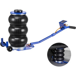 image:imageVEVOR Air Jack 3 Ton6613 lbs Triple Bag Air Jack Airbag with Six Steel Pipes Lift Up to 177 inch450 mm 16 s Fast Lifting Pneumatic with Long Handle amp Rubber Pad for Cars SUVs Pickup TrucksLong Handle