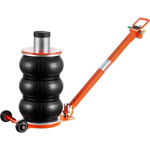 image:imageVEVOR Air Jack 5 Ton11000 lbs 410 S Pneumatic Lifting Jack with Heightened Column amp Adjustable Handle EasytoLift amp SpaceSaving Jack with Thick Rubber Pad Fits for Sedan SUV Pickup Truck5Thigh 218in