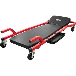image:imageVEVOR Mechanic Garage Creeper 40Inch 300 lbs Capacity Automotive Rolling Creeper with 6 Casters Adjustable Cushioned Headrest Heavy Duty Steel Frame Low Profile for Garages Repair Shops and DIY44 inch