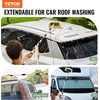 image:imageVEVOR Car Wash Brush 62Inch Extendable Car Washing Brush with Long Handle Soft Chenille Fiber Car Wash Mop Mitt 180 Rotatable Car Cleaning Brush with 1 Replacement Mop for Car RV Window FloorSoft PVC Bristle head
