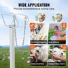 image:imageVEVOR Goat Milking Stand  Deluxe Adjustable 51x23 inch Premier Metal Livestock Stand Durable Headpiece and Nose Loop Height Adjustable 21 to 33 Ideal for Horned Farm Animals WhiteWhite 47x23 Adjustable