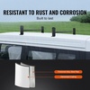 image:imageVEVOR Ladder Racks for Van 402 inch748 inch Adjustable Van Racks 750 LBS Capacity Alloy Steel Roof Ladder Racks Rain Gutter Racks Compatible with Minivans FullSize Vans 3 Pcs Whitefor Minivans