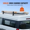 image:imageVEVOR Ladder Racks for Van 402 inch748 inch Adjustable Van Racks 750 LBS Capacity Alloy Steel Roof Ladder Racks Rain Gutter Racks Compatible with Minivans FullSize Vans 3 Pcs Whitefor Minivans
