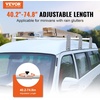 image:imageVEVOR Ladder Racks for Van 402 inch748 inch Adjustable Van Racks 750 LBS Capacity Alloy Steel Roof Ladder Racks Rain Gutter Racks Compatible with Minivans FullSize Vans 3 Pcs Whitefor Fullsize Vans