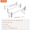 image:imageVEVOR Ladder Racks for Van 402 inch748 inch Adjustable Van Racks 750 LBS Capacity Alloy Steel Roof Ladder Racks Rain Gutter Racks Compatible with Minivans FullSize Vans 3 Pcs Whitefor Fullsize Vans