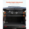 image:imageVEVOR Rear Trunk Cargo Rack for 20102024 Toyota 4Runner 220 lbs Capacity Aluminum Alloy Basket Tray Interior Storage Luggage Carrier Adjustable Height Shelf Stand Organizer for Camping Trip Gear
