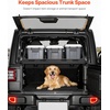 image:imageVEVOR Rear Trunk Cargo Rack with Net 20212026 Ford Bronco 4 Door Hardtops Exclude Bronco Sport 300 lbs Capacity Carbon Steel Basket Tray Interior Storage Luggage CarrierJeep JLU20182024