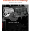 image:imageVEVOR Rear Trunk Cargo Rack with Net 20212026 Ford Bronco 4 Door Hardtops Exclude Bronco Sport 300 lbs Capacity Carbon Steel Basket Tray Interior Storage Luggage CarrierJeep JLU20182024