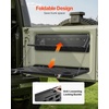 image:imageVEVOR Tailgate Table for Jeep Wrangler JL 2019  Present Carbon Steel Foldable Molle Panel DoubleLayer Drop Down Table Rear Cargo Storage Rack Shelf Luggage Holder Carrier Camping AccessoriesFord Bronco20212025