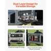 image:imageVEVOR Tailgate Table for Jeep Wrangler JL 2019  Present Carbon Steel Foldable Molle Panel DoubleLayer Drop Down Table Rear Cargo Storage Rack Shelf Luggage Holder Carrier Camping AccessoriesFord Bronco20212025