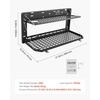image:imageVEVOR Tailgate Table for Jeep Wrangler JL 2019  Present Carbon Steel Foldable Molle Panel DoubleLayer Drop Down Table Rear Cargo Storage Rack Shelf Luggage Holder Carrier Camping AccessoriesJeep Wrangler JL 2019  Present