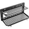 image:imageVEVOR Tailgate Table for Jeep Wrangler JL 2019  Present Carbon Steel Foldable Molle Panel DoubleLayer Drop Down Table Rear Cargo Storage Rack Shelf Luggage Holder Carrier Camping AccessoriesJeep Wrangler JL 2019  Present