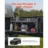 image:imageVEVOR Tailgate Table for Jeep Wrangler JL 2019  Present Carbon Steel Foldable Molle Panel DoubleLayer Drop Down Table Rear Cargo Storage Rack Shelf Luggage Holder Carrier Camping AccessoriesJeep Wrangler JL 2019  Present