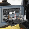 image:imageVEVOR Tailgate Table for Jeep Wrangler JL 2019  Present Carbon Steel Foldable Molle Panel DoubleLayer Drop Down Table Rear Cargo Storage Rack Shelf Luggage Holder Carrier Camping AccessoriesFord Bronco20212025
