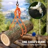 image:imageVEVOR Timber Claw Hook 28 inch 4 Claw Log Grapple Logging Tongs Swivel Steel Log Lifting Tongs 31 Max Opening Eagle Claws with 2205LBS1000kg Loading Capacity for Tractors ATVs Trucks Forklifts36inSwivel