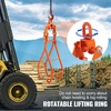 image:imageVEVOR Timber Claw Hook 28 inch 4 Claw Log Grapple Logging Tongs Swivel Steel Log Lifting Tongs 31 Max Opening Eagle Claws with 2205LBS1000kg Loading Capacity for Tractors ATVs Trucks Forklifts36inSwivel