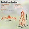 image:imageVEVOR Timber Claw Hook 28 inch 4 Claw Log Grapple Logging Tongs Swivel Steel Log Lifting Tongs 31 Max Opening Eagle Claws with 2205LBS1000kg Loading Capacity for Tractors ATVs Trucks Forklifts36inSwivel