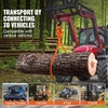 image:imageVEVOR Timber Claw Hook 28 inch 4 Claw Log Grapple Logging Tongs Swivel Steel Log Lifting Tongs 31 Max Opening Eagle Claws with 2205LBS1000kg Loading Capacity for Tractors ATVs Trucks Forklifts32inORing