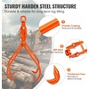 image:imageVEVOR Timber Claw Hook 28 inch 4 Claw Log Grapple Logging Tongs Swivel Steel Log Lifting Tongs 31 Max Opening Eagle Claws with 2205LBS1000kg Loading Capacity for Tractors ATVs Trucks Forklifts36inSwivel