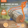 image:imageVEVOR Timber Claw Hook 28 inch 4 Claw Log Grapple Logging Tongs Swivel Steel Log Lifting Tongs 31 Max Opening Eagle Claws with 2205LBS1000kg Loading Capacity for Tractors ATVs Trucks Forklifts36inSwivel