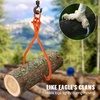 image:imageVEVOR Timber Claw Hook 28 inch 4 Claw Log Grapple Logging Tongs Swivel Steel Log Lifting Tongs 31 Max Opening Eagle Claws with 2205LBS1000kg Loading Capacity for Tractors ATVs Trucks Forklifts32inORing