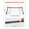 image:imageVEVOR Truck Rack 1934inch Extendable Truck Ladder Rack 386436 Adjustable Height 250 lbs Capacity Steel Ladder Rack for Truck Heavy Duty Truck Bed Rack for Kayak Surfboard Lumber LadderDrilling