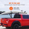 image:imageVEVOR Truck Rack 1934inch Extendable Truck Ladder Rack 386436 Adjustable Height 250 lbs Capacity Steel Ladder Rack for Truck Heavy Duty Truck Bed Rack for Kayak Surfboard Lumber LadderLadder Rack