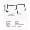 image:imageVEVOR Truck Rack 1934inch Extendable Truck Ladder Rack 386436 Adjustable Height 250 lbs Capacity Steel Ladder Rack for Truck Heavy Duty Truck Bed Rack for Kayak Surfboard Lumber LadderDrilling