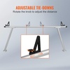 image:imageVEVOR Truck Rack 800 lbs Capacity 71x32 Aluminum Ladder Rack for Truck with 8 NonDrilling CClamps Heavy Duty Truck Bed Rack TwoBar Set for Kayak Surfboard Lumber LadderFixed