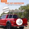 image:imageVEVOR Truck Rack 800 lbs Capacity 71x32 Aluminum Ladder Rack for Truck with 8 NonDrilling CClamps Heavy Duty Truck Bed Rack TwoBar Set for Kayak Surfboard Lumber LadderHeight Adjustable