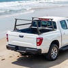 image:imageVEVOR Truck Rack 800 lbs Capacity 71x32 Aluminum Ladder Rack for Truck with 8 NonDrilling CClamps Heavy Duty Truck Bed Rack TwoBar Set for Kayak Surfboard Lumber LadderWith Side Panels