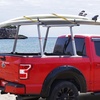 image:imageVEVOR Truck Rack 800 lbs Capacity 71x32 Aluminum Ladder Rack for Truck with 8 NonDrilling CClamps Heavy Duty Truck Bed Rack TwoBar Set for Kayak Surfboard Lumber LadderHeight Adjustable