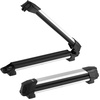 image:imageVEVOR Universal Car Roof Rack  Fit Most Crossbars Carry up to 6 Pairs of Skis or 4 Snowboards Aluminum Snowboard Ski Rack with Lock amp Rubber PaddingRoof Rack TStyle