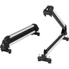 image:imageVEVOR Universal Car Roof Rack  Fit Most Crossbars Carry up to 6 Pairs of Skis or 4 Snowboards Aluminum Snowboard Ski Rack with Lock amp Rubber PaddingRoof Rack Full