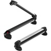 image:imageVEVOR Universal Car Roof Rack  Fit Most Crossbars Carry up to 6 Pairs of Skis or 4 Snowboards Aluminum Snowboard Ski Rack with Lock amp Rubber PaddingRoof Rack Universal